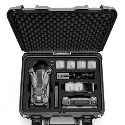 Waterproof Hard Carrying Case for DJI Mavic 4 Pro Drone, Fly More Combo, DJI RC Pro 2/RC 2, Battery (7 pcs), Charging Hub, and other Accessories(Case 