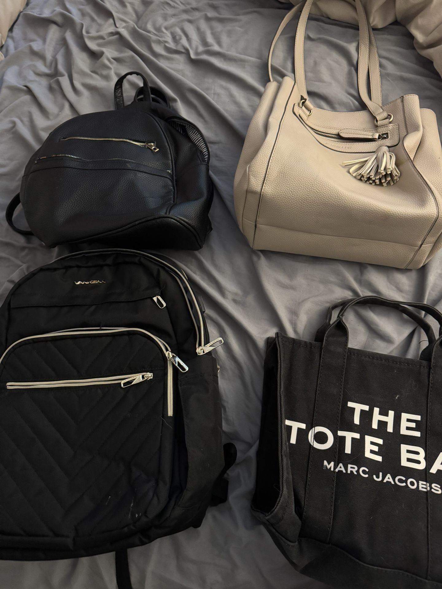 Purses and backpacks