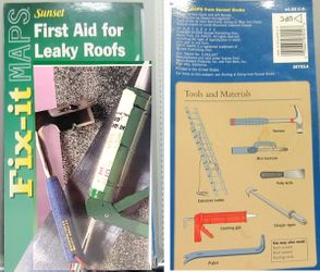 BOOK FIRST AID FOR LEAKY ROOFS (FIX-IT MAPS) By Sunset Books **BRAND NEW*