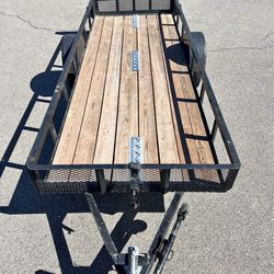 14ft Single Axle Utility Trailer - Narrow - Ready to Haul