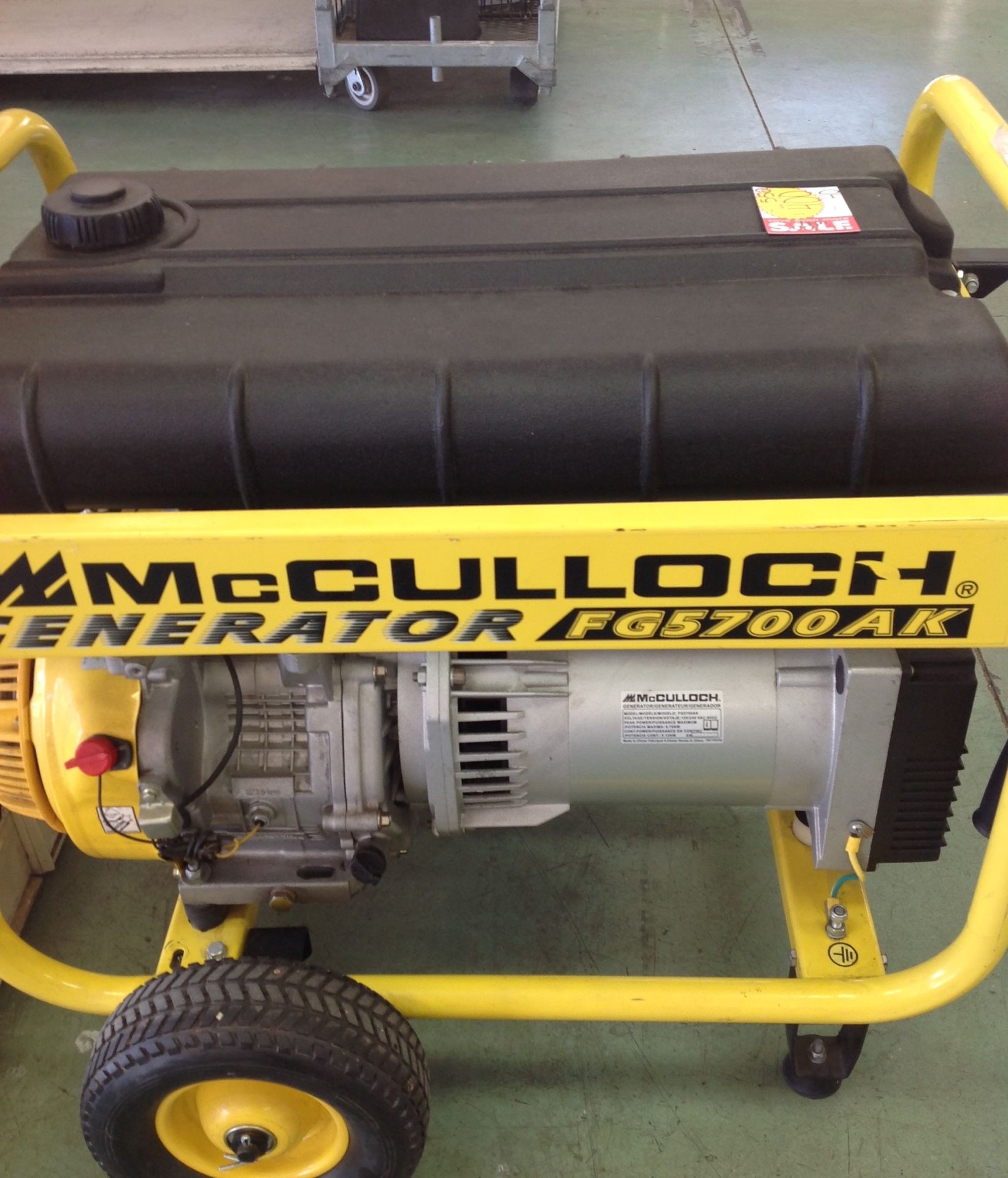 McCulloch 5,700 watt generator for Sale in Pasadena, TX OfferUp