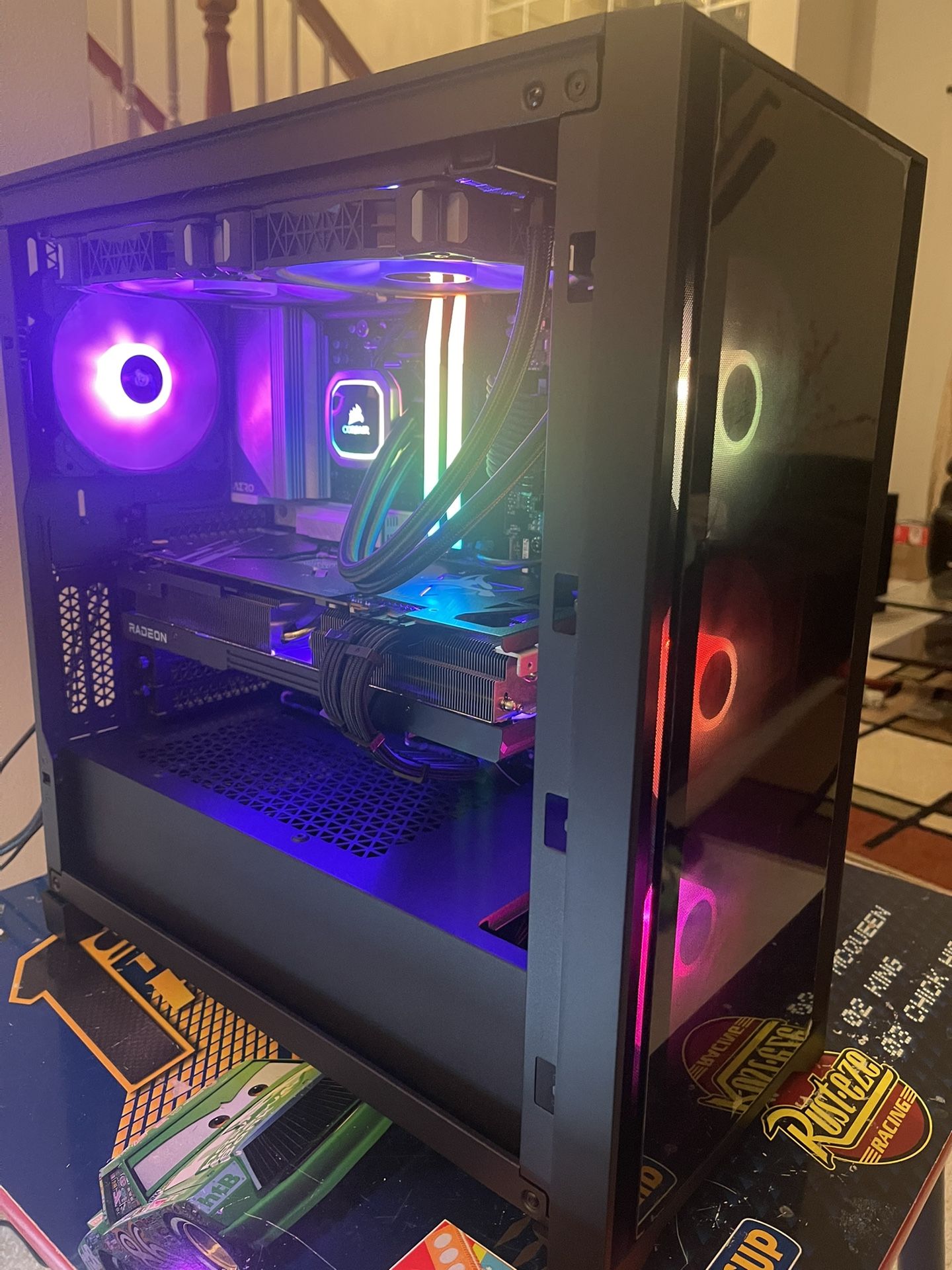 Corsair Gaming Pc Ryzen 7 7800x3d + 7900 Xt Gpu, 2tb Pro Ssd, 1000w Psu For Sale