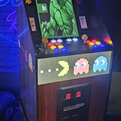 Retro Gaming Pac Man Arcade 1up With Over 15,000 Video Games 