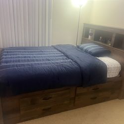 Trinell Twin Bookcase bed