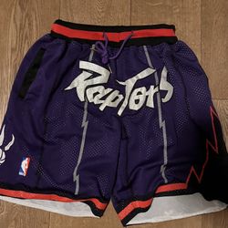 Toronto Raptors Retro Jersey Shorts Size M