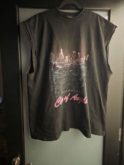 Balenciaga city of angels sleevless tshirt
