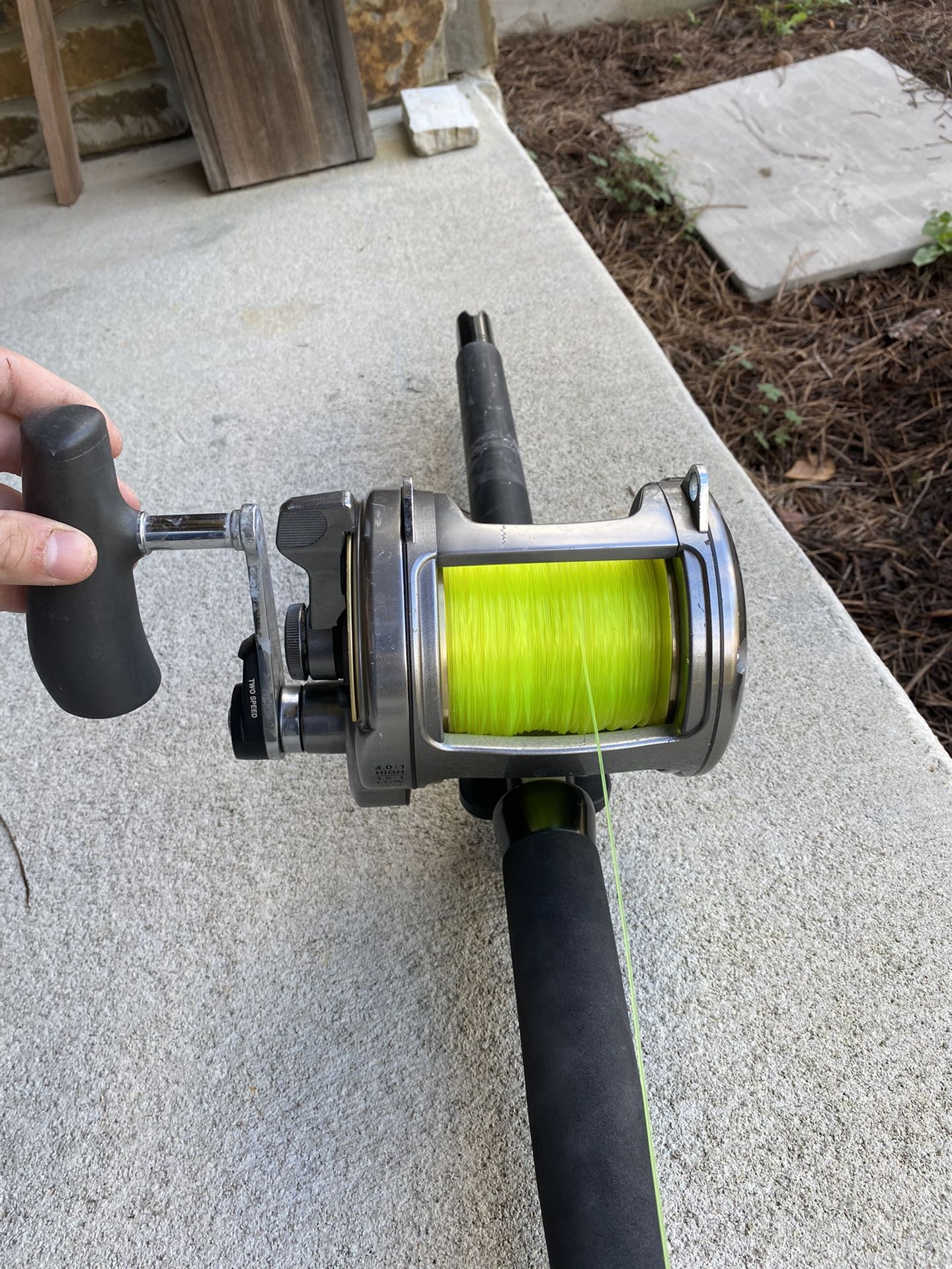 Shimano TYR50IILRS Tyrnos 2-Speed Reel