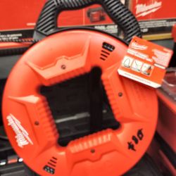 MILWAUKEE 50' POLYESTER FISH TAPE W/ NON - CONDUCTIVE TIP