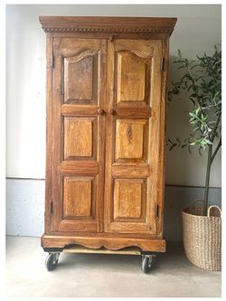 Vintage Rustic Storage Cabinet