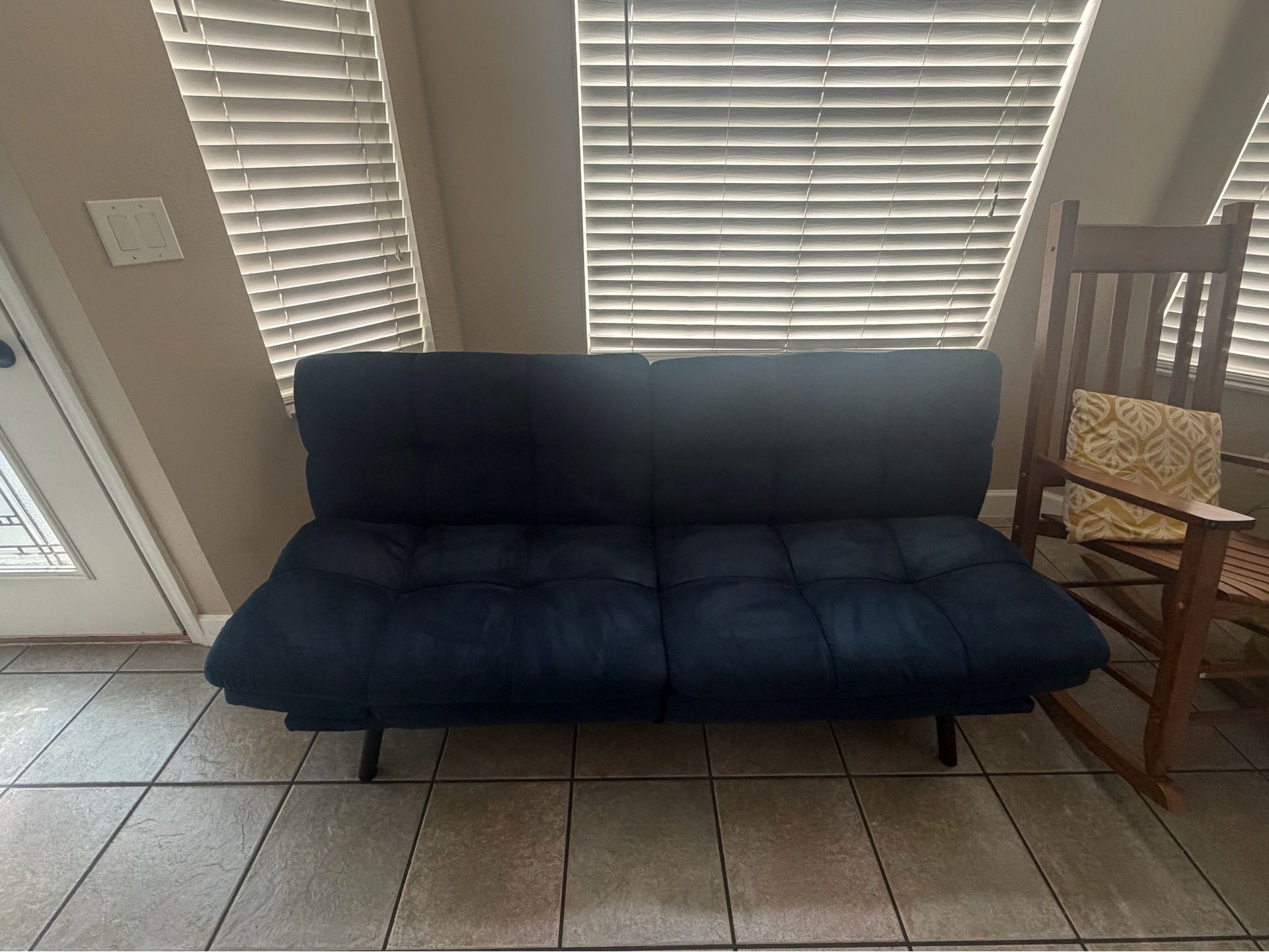 Blue Futon