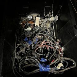 1971 Datsun 240Z Complete/labeled And Uncut Wiring Harness’ And Dash Parts