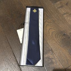 Gucci tie navy blue