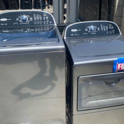 Whirlpool water and dryer gas in very good condition. You’re old.