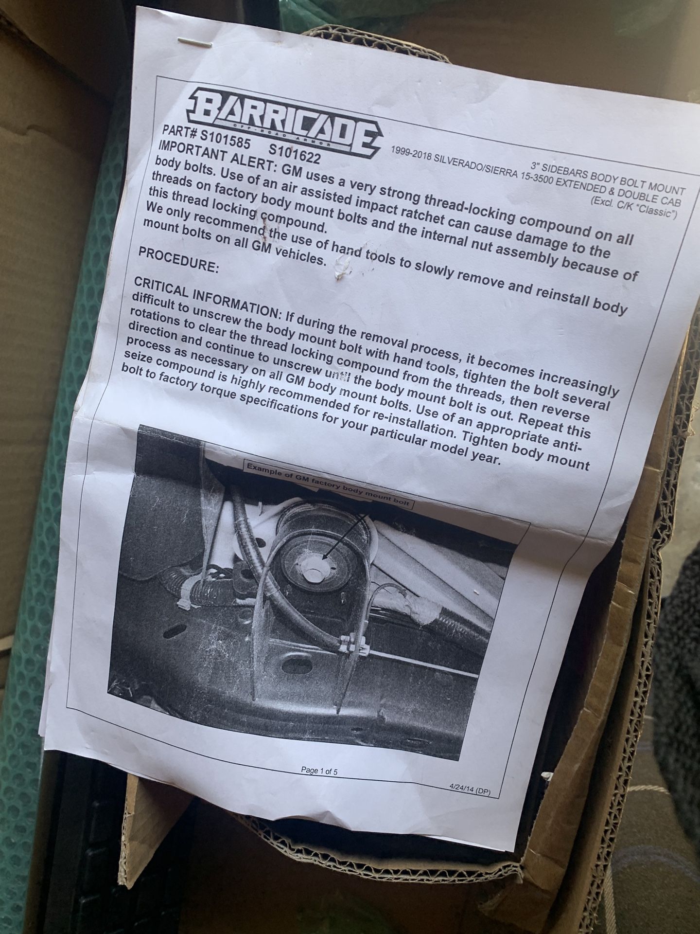 Chevy Silverado Crew Cab Step