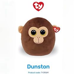 Ty Squish A Boo Dunston The Monkey