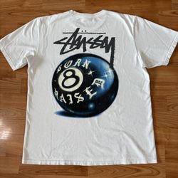 Stüssy 8 ball BORN RAISED size M #skater #eightball