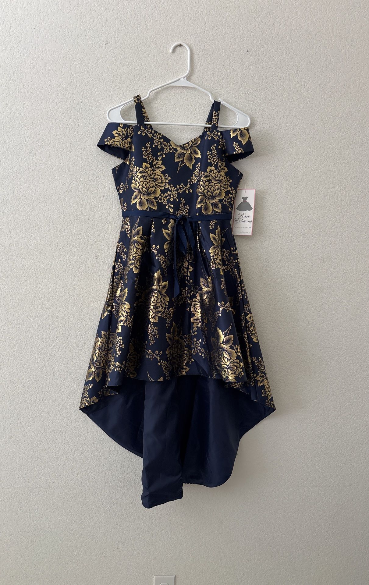 Navy Blue/ Gold Dress