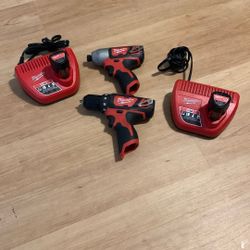 Milwaukee Drill Impact Set