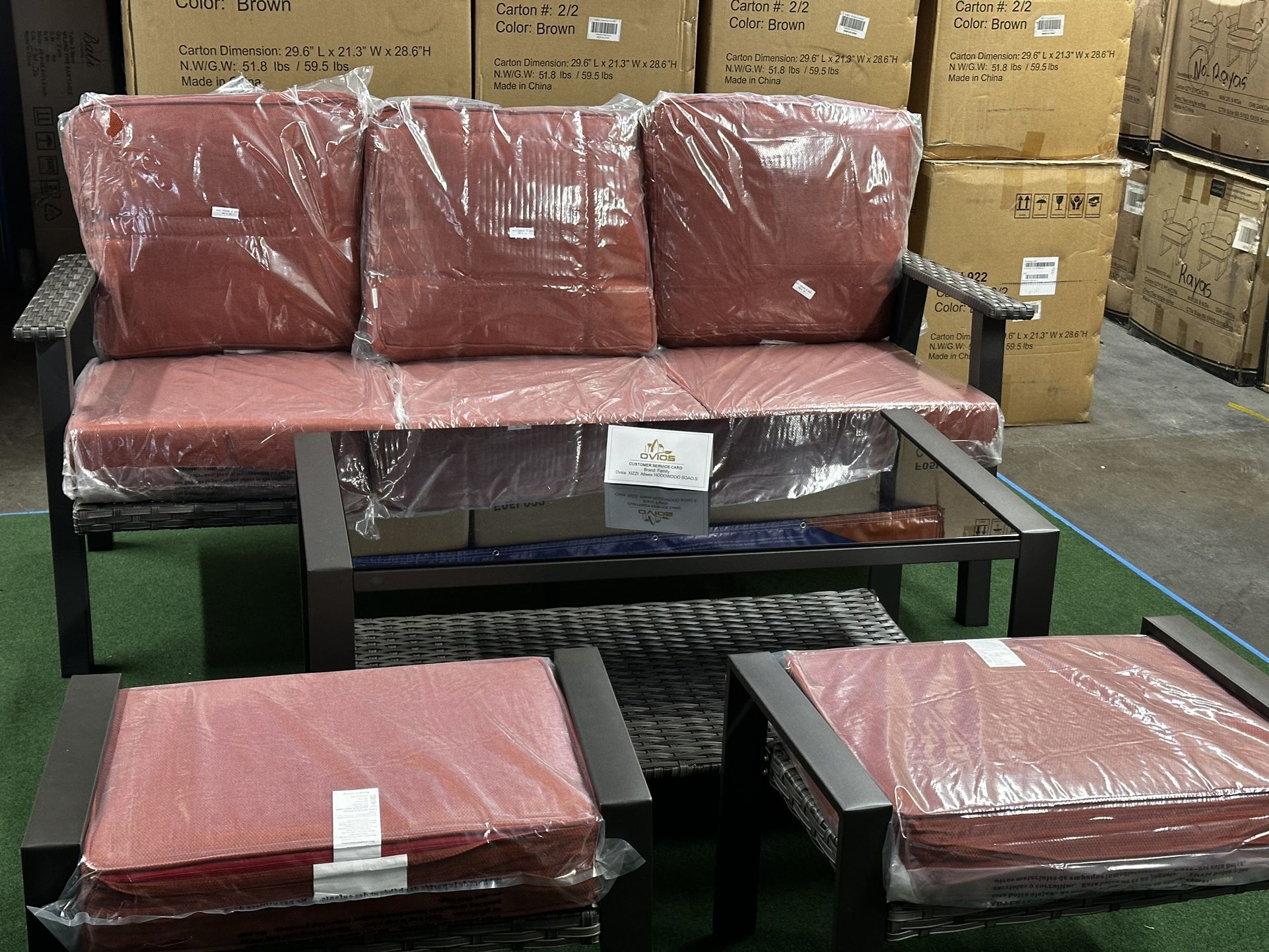 4 pcs brand new patio set in box