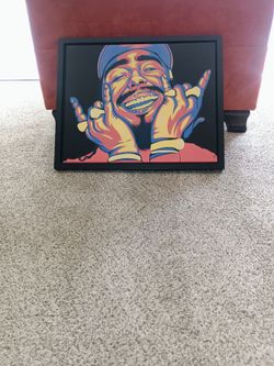 Oil paint rapper " post Malone "
