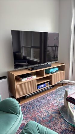 Fluted TV Stand for 70in TV