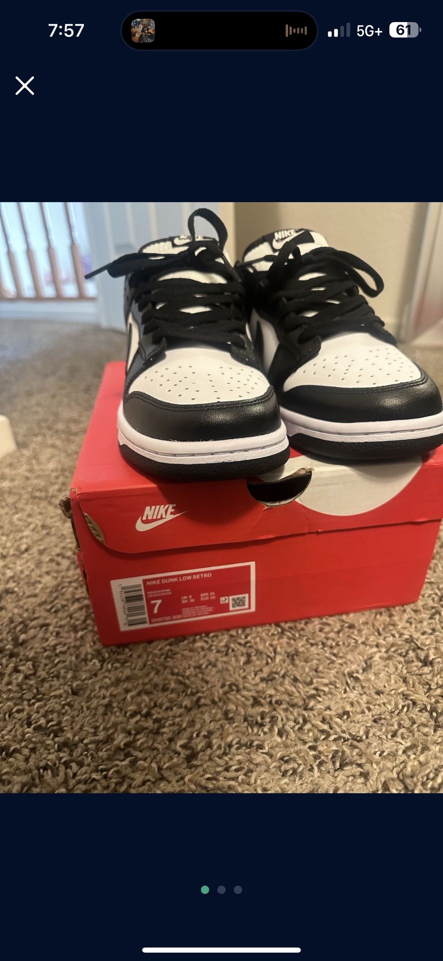 Nike Dunks Size 7 For Men