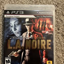 L.A. NOIRE PS3 ( Used Great Condition )