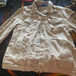 Ripped Denim Jacket