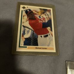 Michael Jordan Baseball Card 