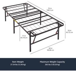 Collapsible Twin Xl Bed Frame  