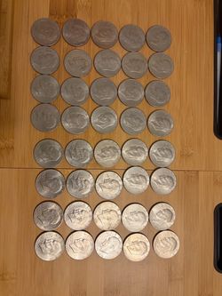 Bulk Lot of 40 Vintage 1976 Bicentennial Eisenhower Ikes Dollar Coins