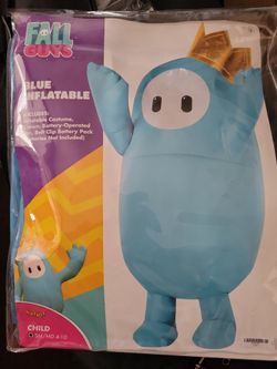 Fall guys Blue Inflatable