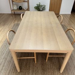 79-100” Oak dining Table