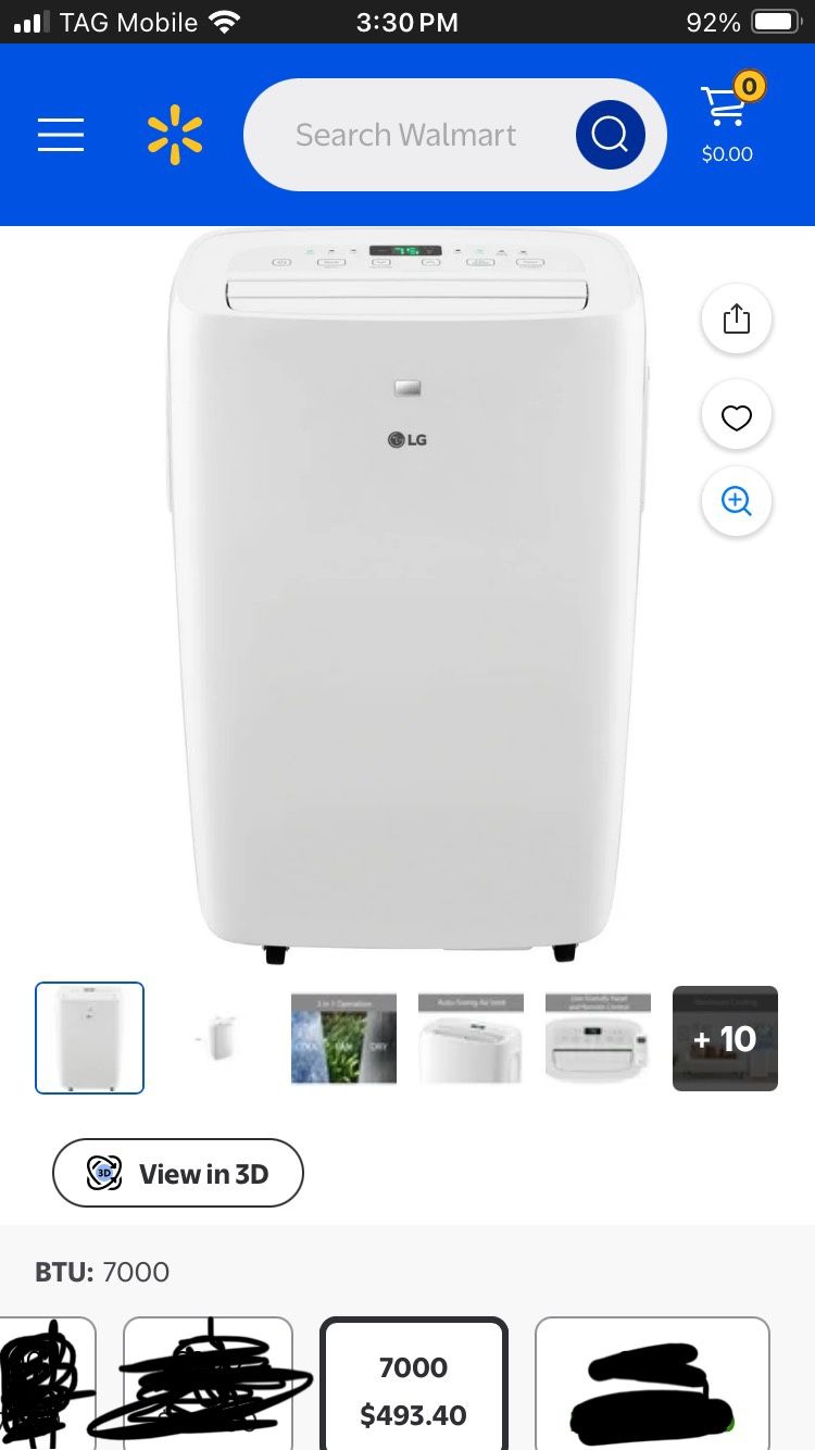Lg air conditioner 7000 btu