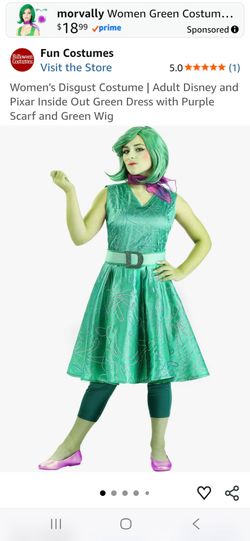disgust inside out  Halloween costume