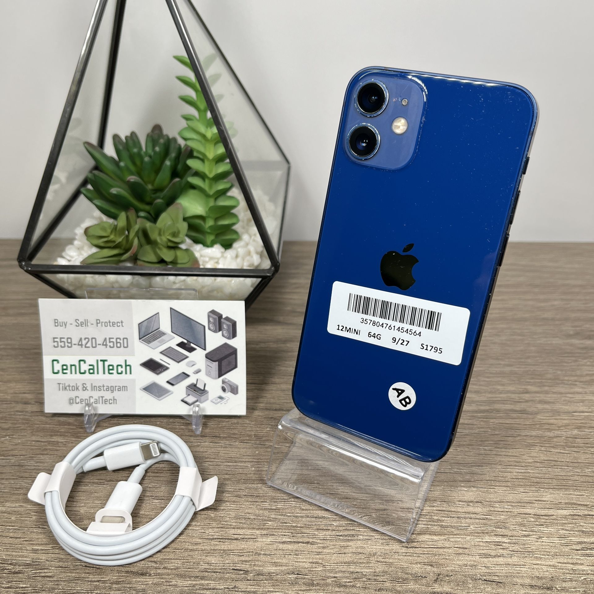 iPhone 12 Mini 64gb Unlocked 96% Battery Health In Good Condition. Screen has been replaced