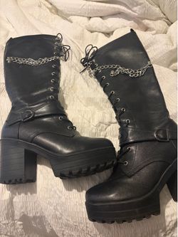 Knee high boots