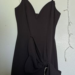 Fashion Nova Black Mini Dress S