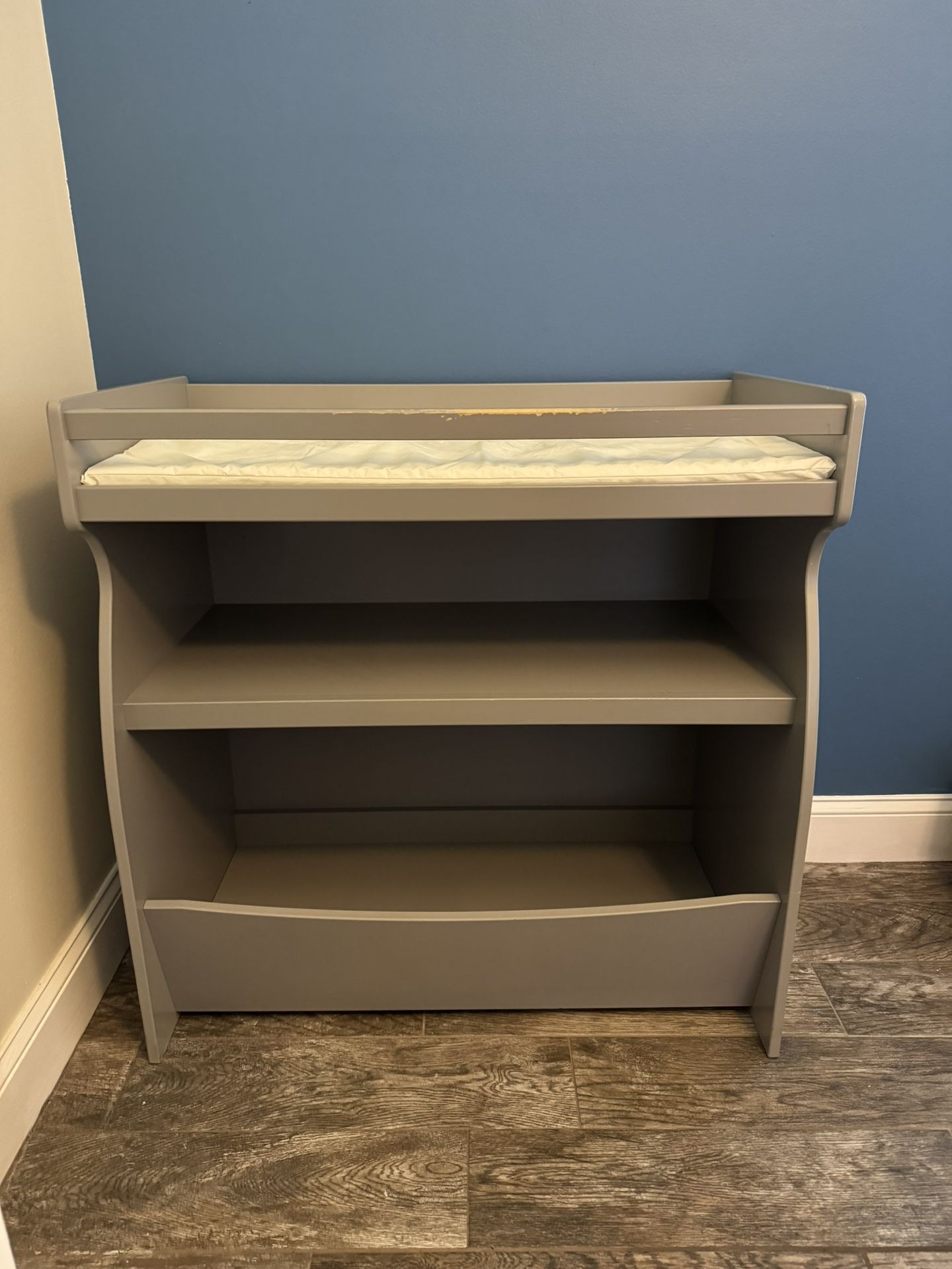 Gray Changing Table