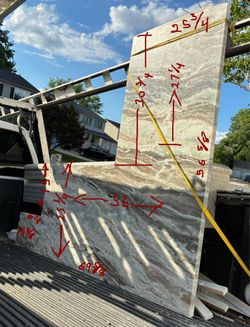 Terra Bianca Quartzite Slab / Countertop Remnant (Premium Natural Stone)