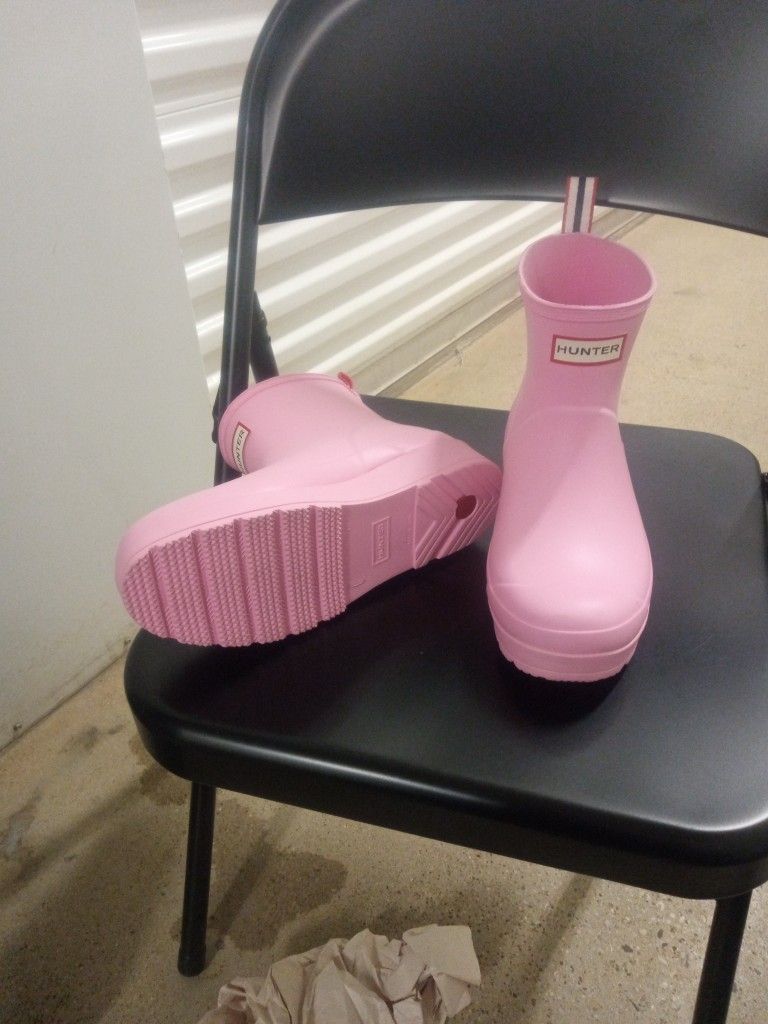 Pink 'Hunter ' Rain Boots