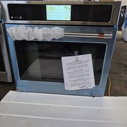 NEW CAFE 30 IN SMART SINGLE OVEN WITH AIR FRY AND CONVECTION OVEN STAINLESS STEEL 