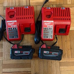 Milwaukee Batteries And Chargers