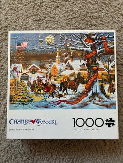 Jigsaw puzzle SMALL TOWN CHRISTMAS Buffalo NO MISSING PIECES