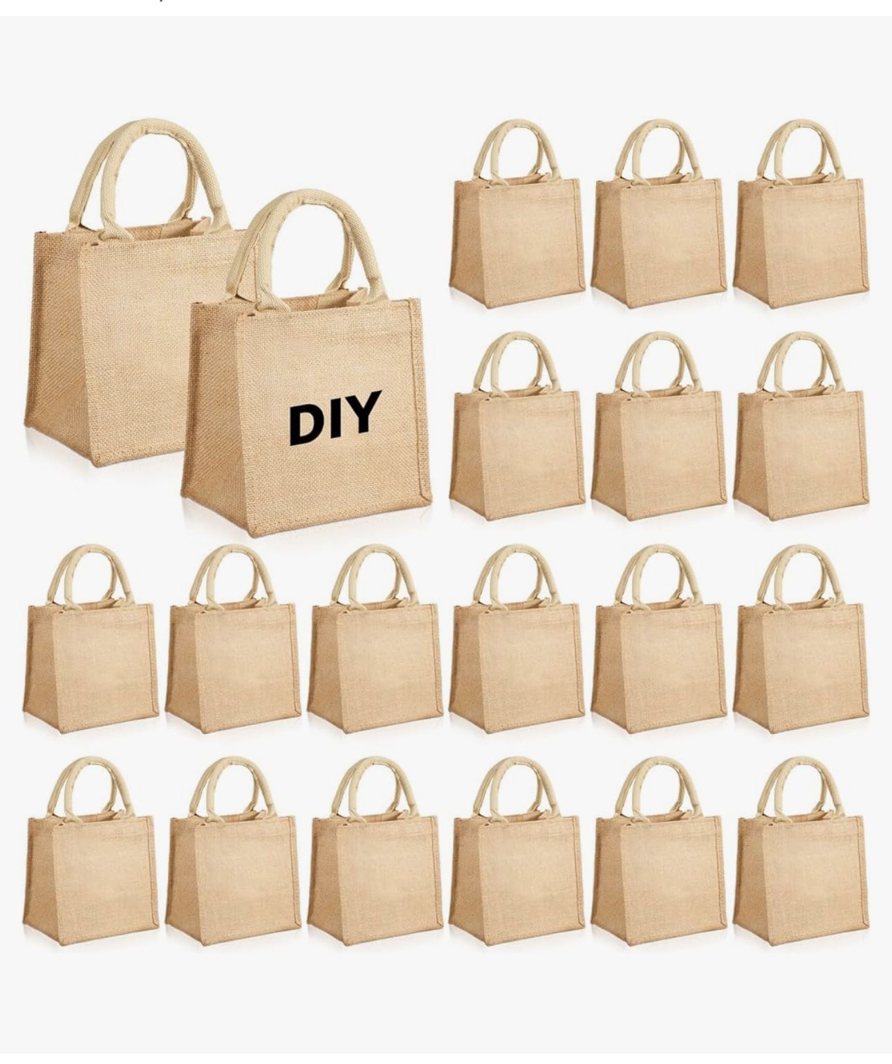Burlap Tote Bags From Amazon