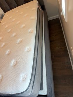 Twin XL Plush Mattress Set – Like New