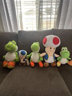 Yoshi and Toad Big Ones 10 Each And Little Ones 6 Each