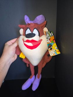 TAZMANIA SHE-DEVIL Plush Looney Tunes Warner Bros Studio Store 12”