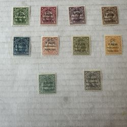 Philippines United States Airmail C36-45 Set Of Stamps