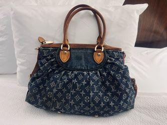 Authentic Louis Vuitton Denim Neo Cabby MM